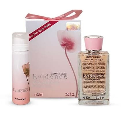 ادکلن زنانه اویدنس با اسپری Evidence Fragrance World