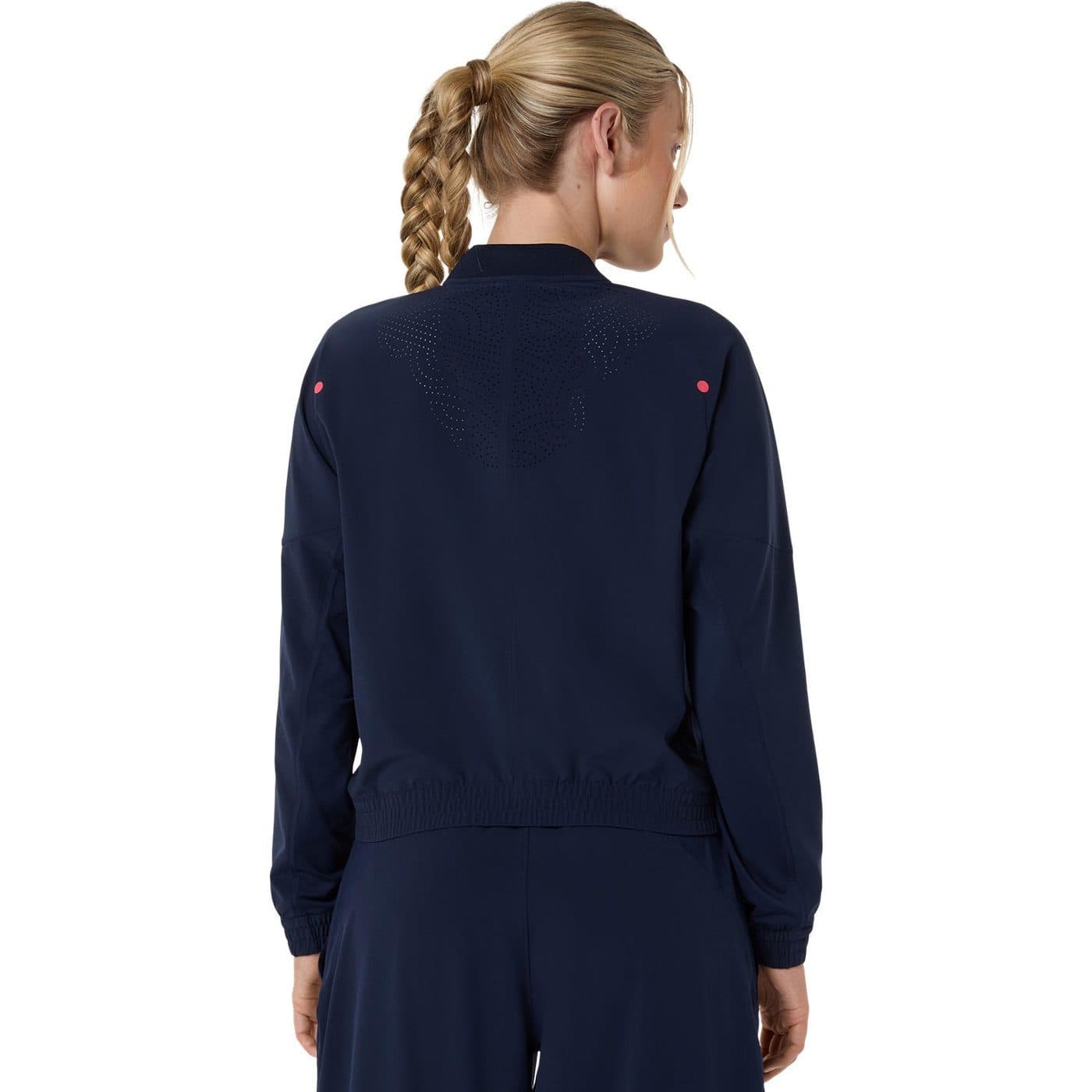 سویشرت تنیس زنانه اسیکس ASICS Match Jacket – سرمه‌ای — تصویر ۳