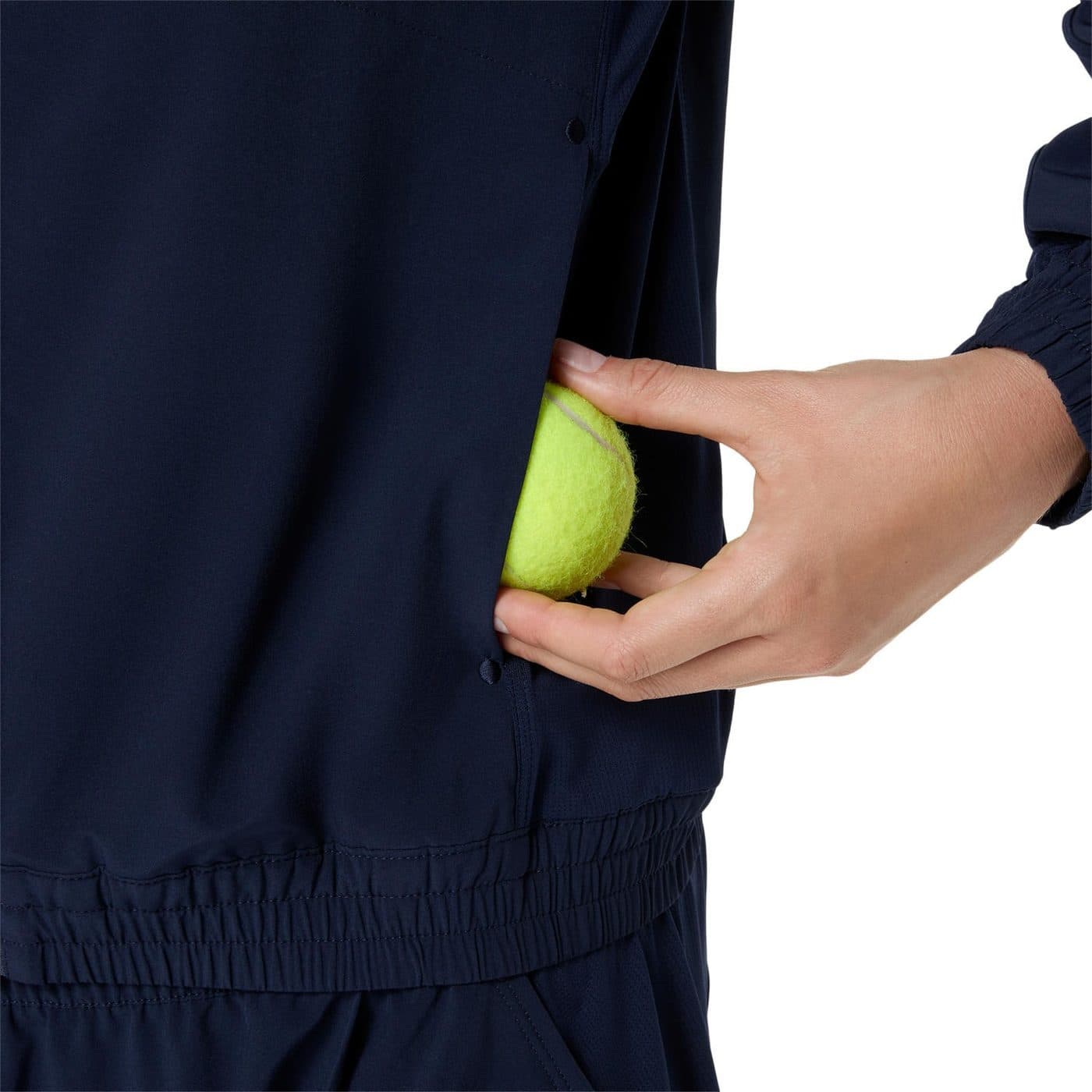 سویشرت تنیس زنانه اسیکس ASICS Match Jacket – سرمه‌ای — تصویر ۶