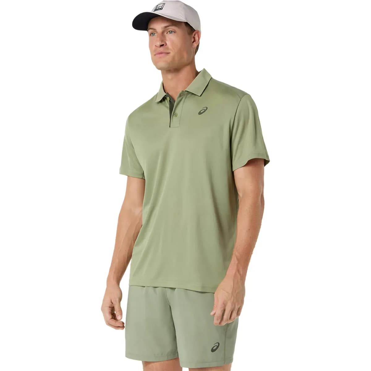 تیشرت تنیس مردانه اسیکس ASICS Court Polo – سبز — تصویر ۴