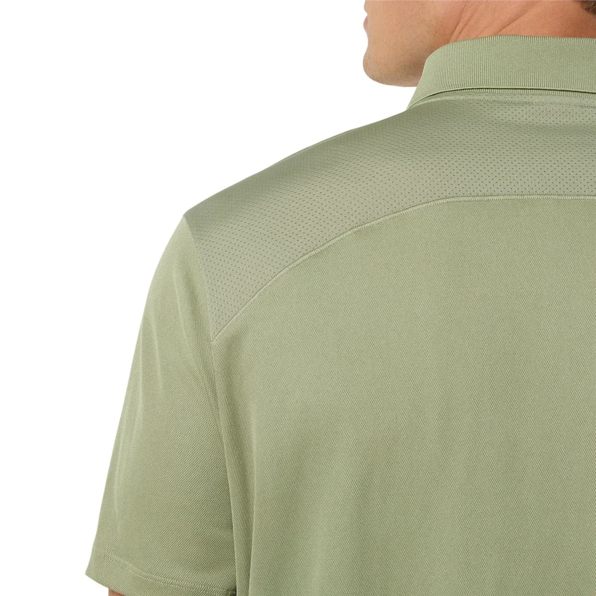 تیشرت تنیس مردانه اسیکس ASICS Court Polo – سبز — تصویر ۶