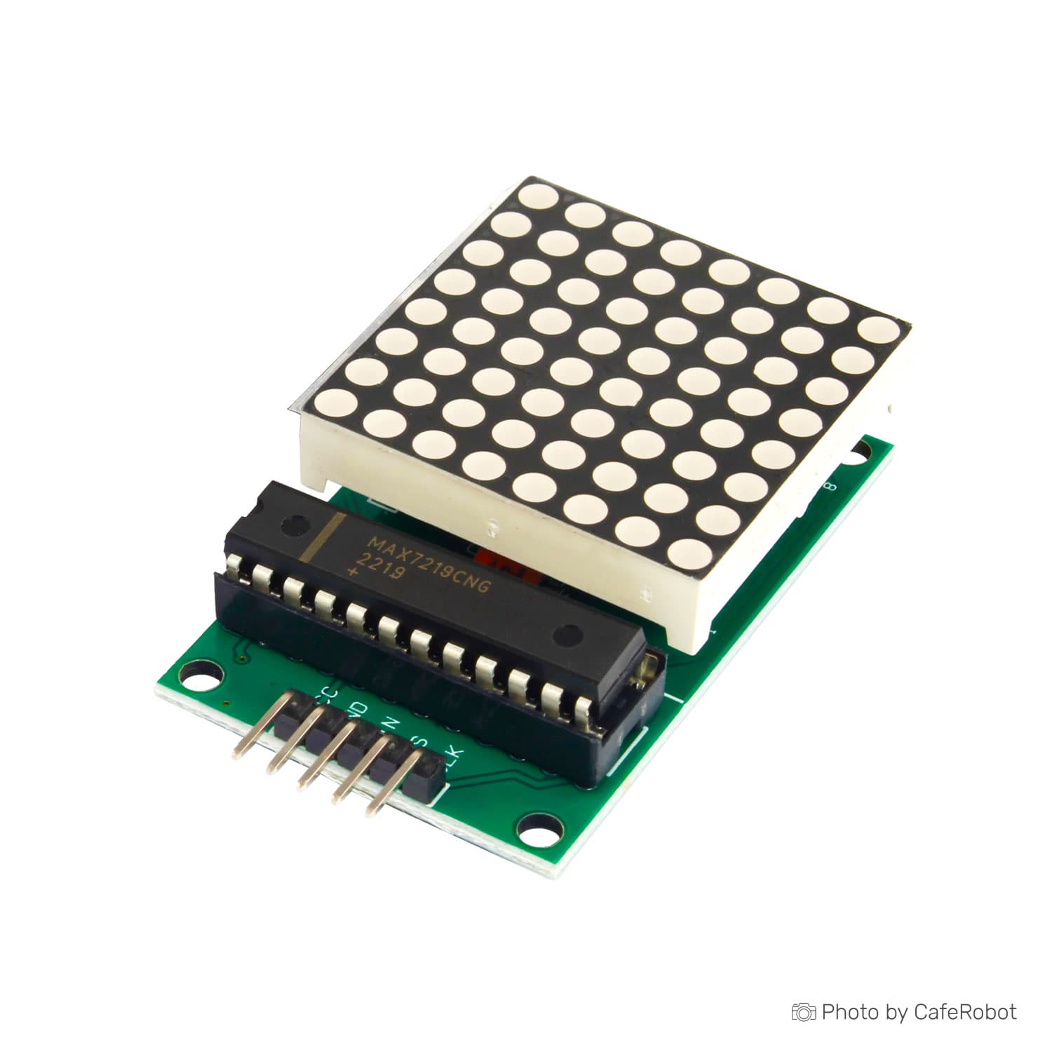 ماژول صفحه نمایش LED ماتریسی 8X8 تگ رنگ دارای چیپ درایور MAX7219