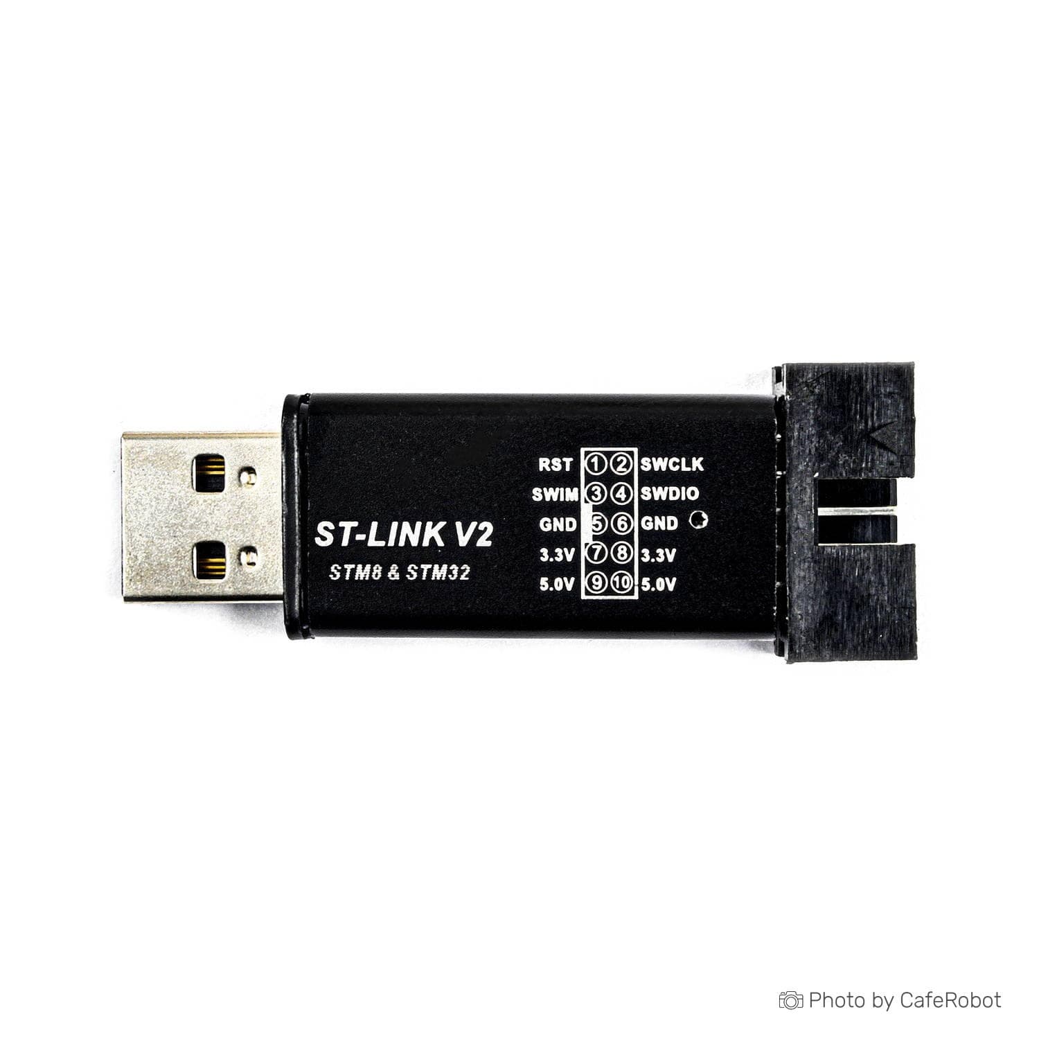 پروگرامر ST-Link V2 ویژه بردهای STM8 و STM32 — تصویر ۳