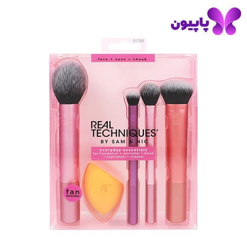 ست 5 عددی براش و پد everyday essentials ریل تکنیکس کد 01786