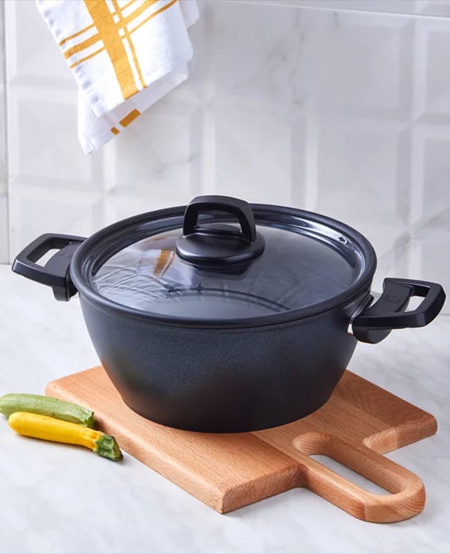 ماهیتابه درب دار 24سانتی الماس کاراجا کد 502000186 — تصویر ۲