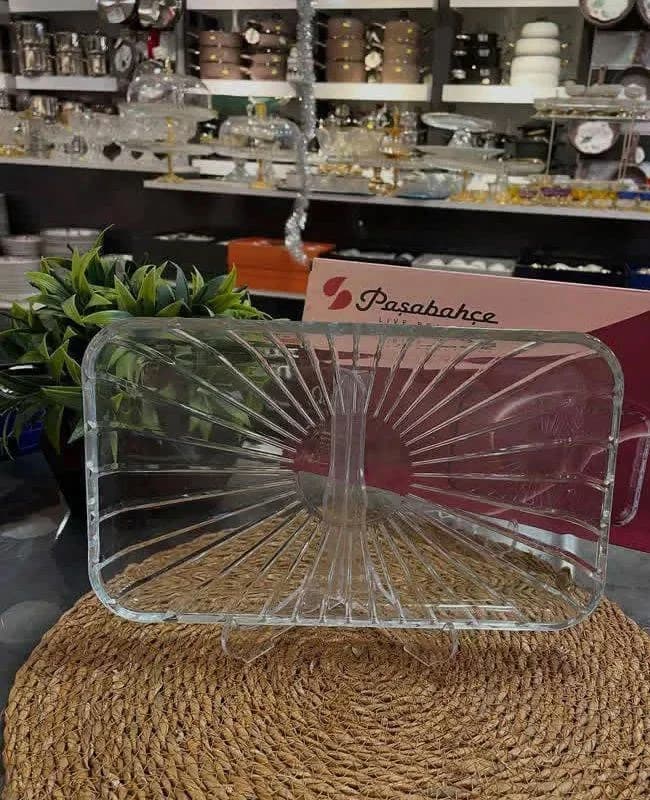 دیس پذیرایی و ظرف سرو شیشه‌ای پاشاباغچه مدل Elegant کد ۵۴۸۸۳ — تصویر ۲