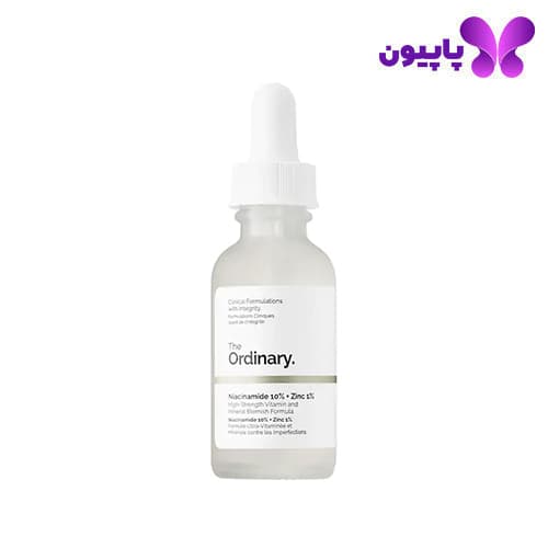 سرم ضد جوش نیاسینامید 10 درصد + زینک 1 درصد اوردینری 30 میل
