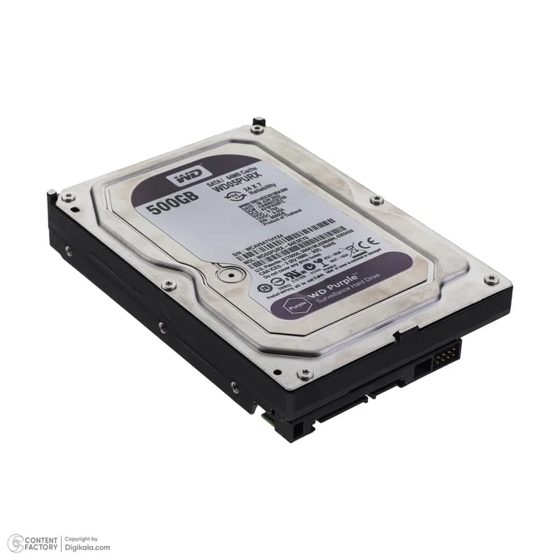 هارد وسترن دیجیتال بنفش Western Digital ۵۰۰ گیگابایت شرکتی — تصویر ۲