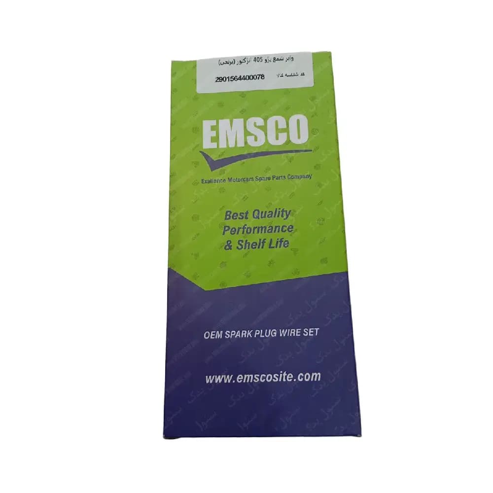 وایر شمع پژو 405 1800 EMSCO ( دو سال گارانتی ) — تصویر ۳