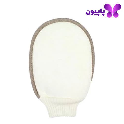 دستکش دوش الیاف پنبه ای کش دار ناسکیتا مدل THX0006 — تصویر ۲