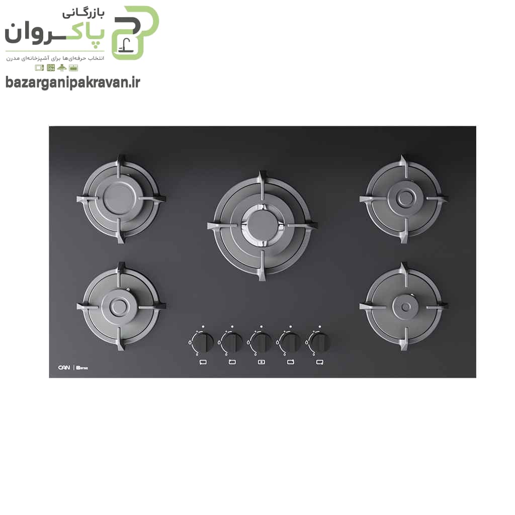اجاق کن مدل منسا Mensa پنج شعله شیشه ای