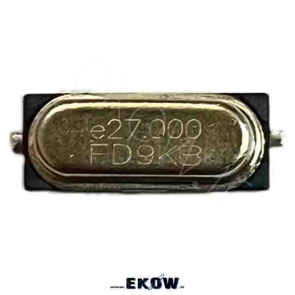 کریستال 27 مگاهرتز smd / کریستال smd 27mhz