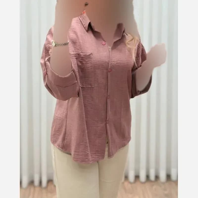 شومیز شانتون صوفیا فری سایز دورسینه 130 سانت — تصویر ۶