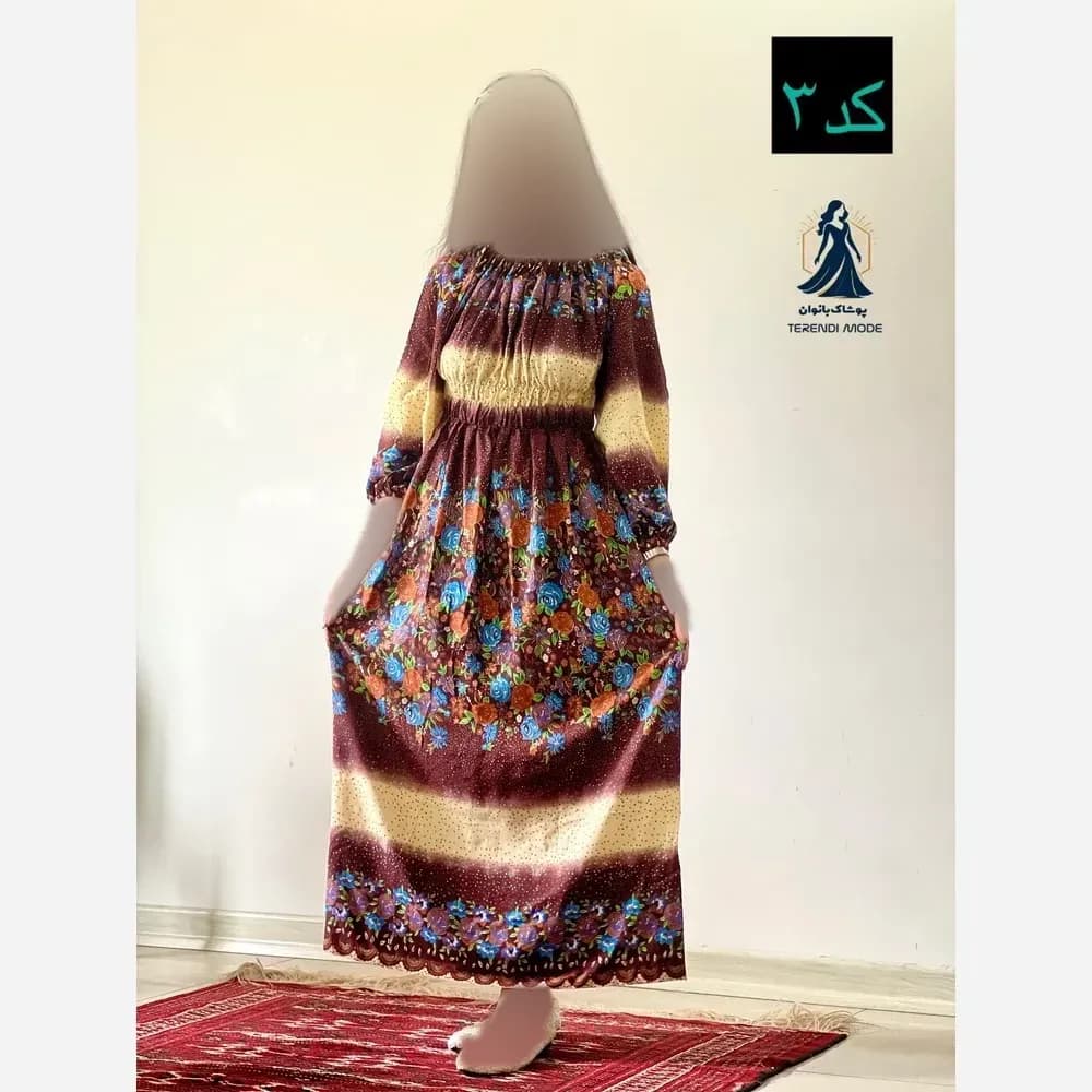 ساحلی نخی خارجی خنک و تابستانه طرح ستاره فری سایز — تصویر ۵
