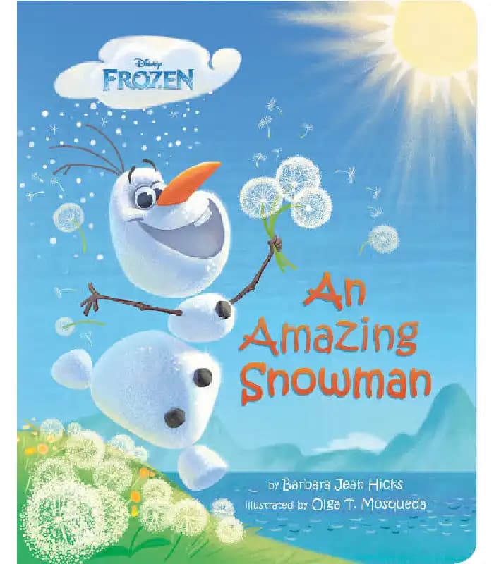 کتاب Frozen: An Amazing Snowman (یخ‌زده: یک آدم‌برفی شگفت‌انگیز) اثر باربارا جین هیکس و اولگا | نسخه انگلیسی PDF