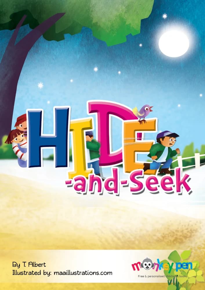 کتاب آموزشی PDF (کد: 001-HIDE-AND-SEEK-Free-Childrens-Book-By-Monkey-Pen) نسخه انگلیسی PDF