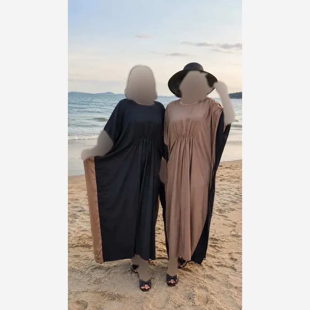 پانچ نخی سایز بزرگ زنانه خنک و آزاد مدل T8045 — تصویر ۲