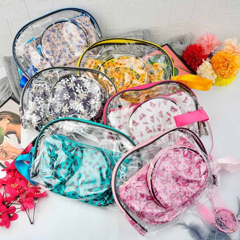 کیف آرایشی سه تیکه طرح دار 277-116
