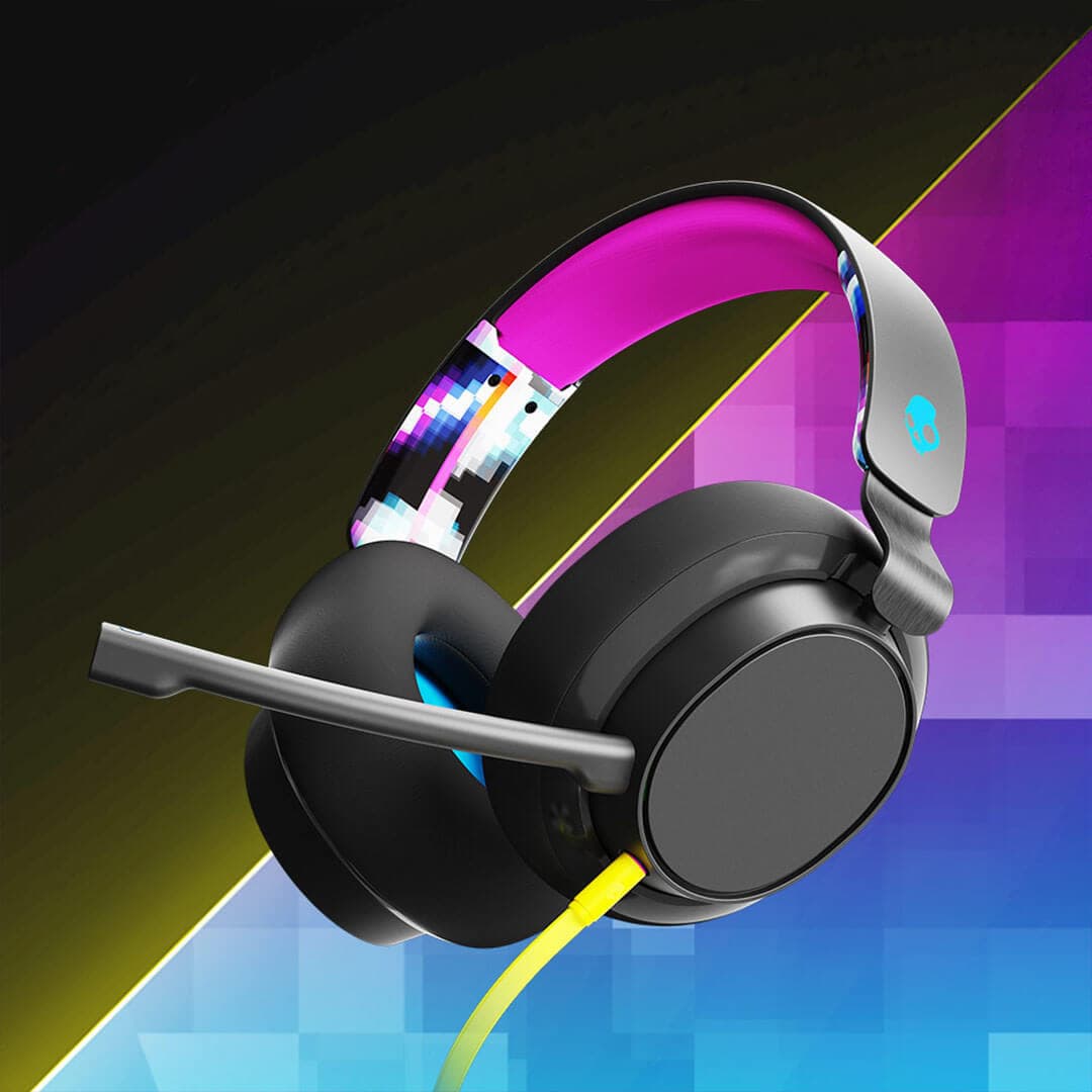 هدست Skullcandy SLYR – رنگ Digi-Hype سیاه — تصویر ۲