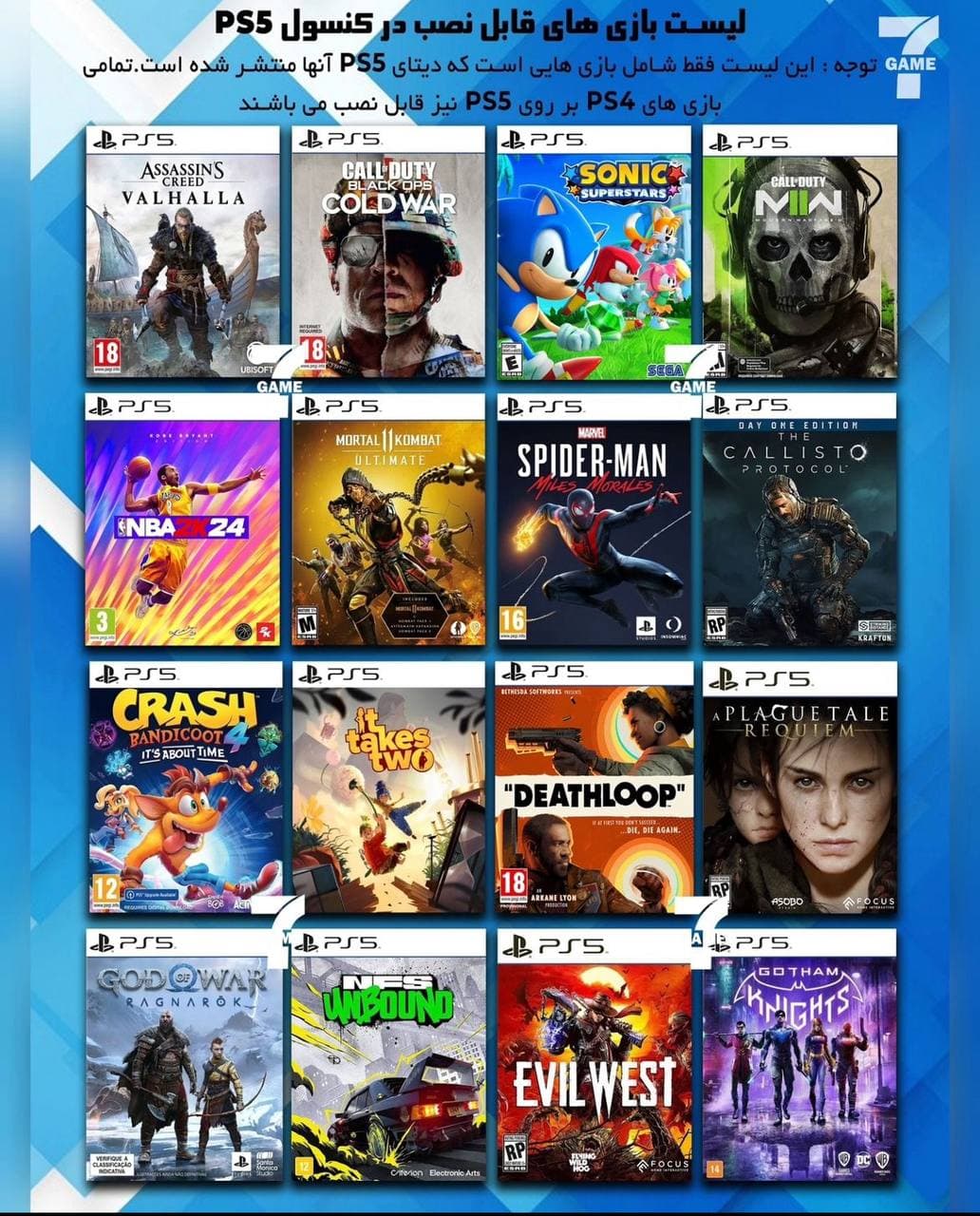 نصب 5 بازی انتخابی – PS5 — تصویر ۷