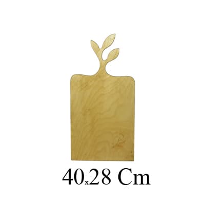 تخته گوشت مدل چوبی طرح برگ کدa1