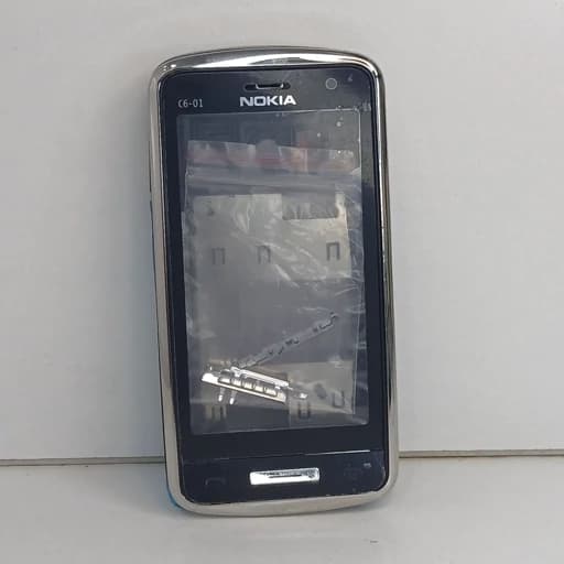 قاب نوکیا C6-01 سخت افزاری شاسی دار با کلیدها کره ای Nokia c6 01 — تصویر ۲