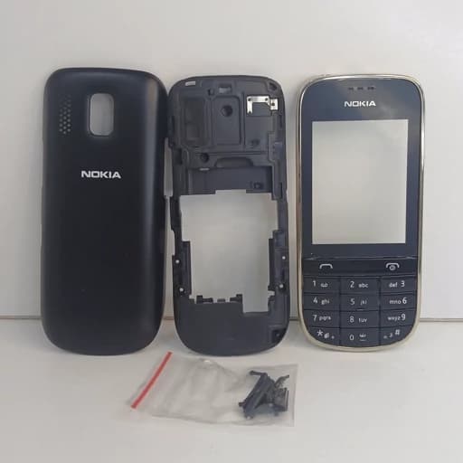قاب نوکیا 202 سخت افزاری شاسی دار با کلیدها اورجینال Nokia n202