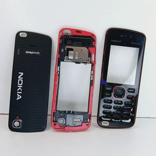 قاب نوکیا 5220 فابریکی سخت افزاری با شاسی و کلیدها Nokia 5220