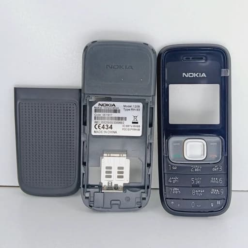 قاب نوکیا 1209 فابریکی سخت افزاری با شاسی و کلیدها Nokia 1209