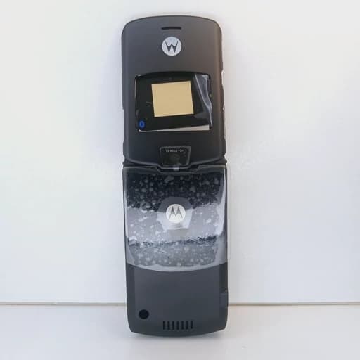 قاب موتورولا V3 فابریک سخت افزاری با شاسی و کلیدهای کنار اورجینال MOTOROLA v3i — تصویر ۲