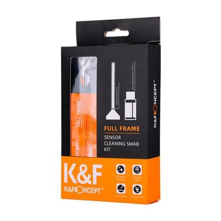 پارو تمیزکننده + محلول فول فریم کی اند اف K&F CONCEPT FULL-FRAME SENSOR CLEANING SWAB KIT — تصویر ۲