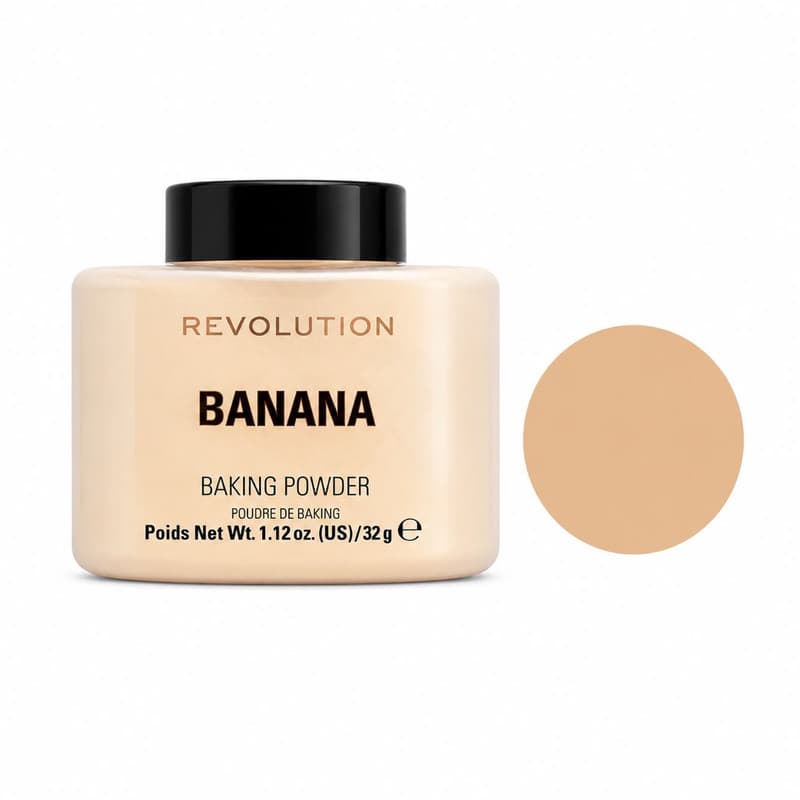 پودر تثبیت کننده آرایش صورت رولوشن مدل Banana وزن 32 گرم اصل