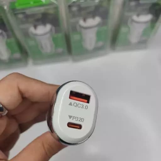شارژر فندکی 36وات فست شارژ مدل GERLAX 10s با دو خروجی شارژ با ضمانت — تصویر ۲