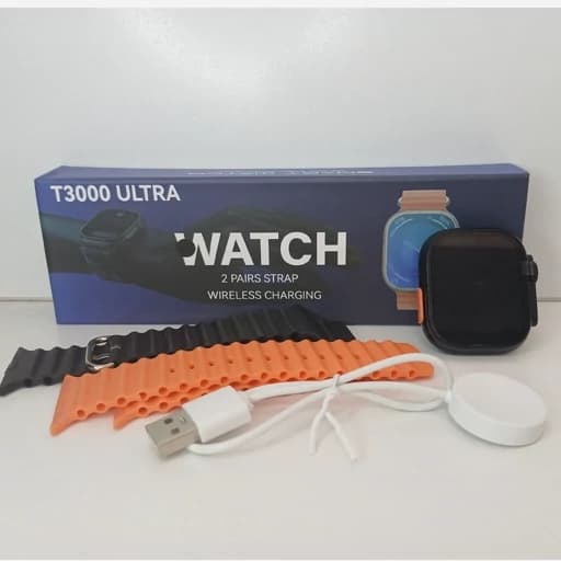 ساعت هوشمند طرح اپل واچ مدل T3000 ultra با دو بند پک اصلی