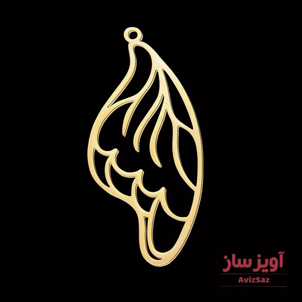 گردنبند بال پرنده کد 101824