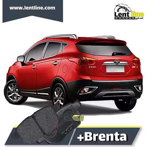 لنت ترمز عقب جک S3 برند Brenta پلاس