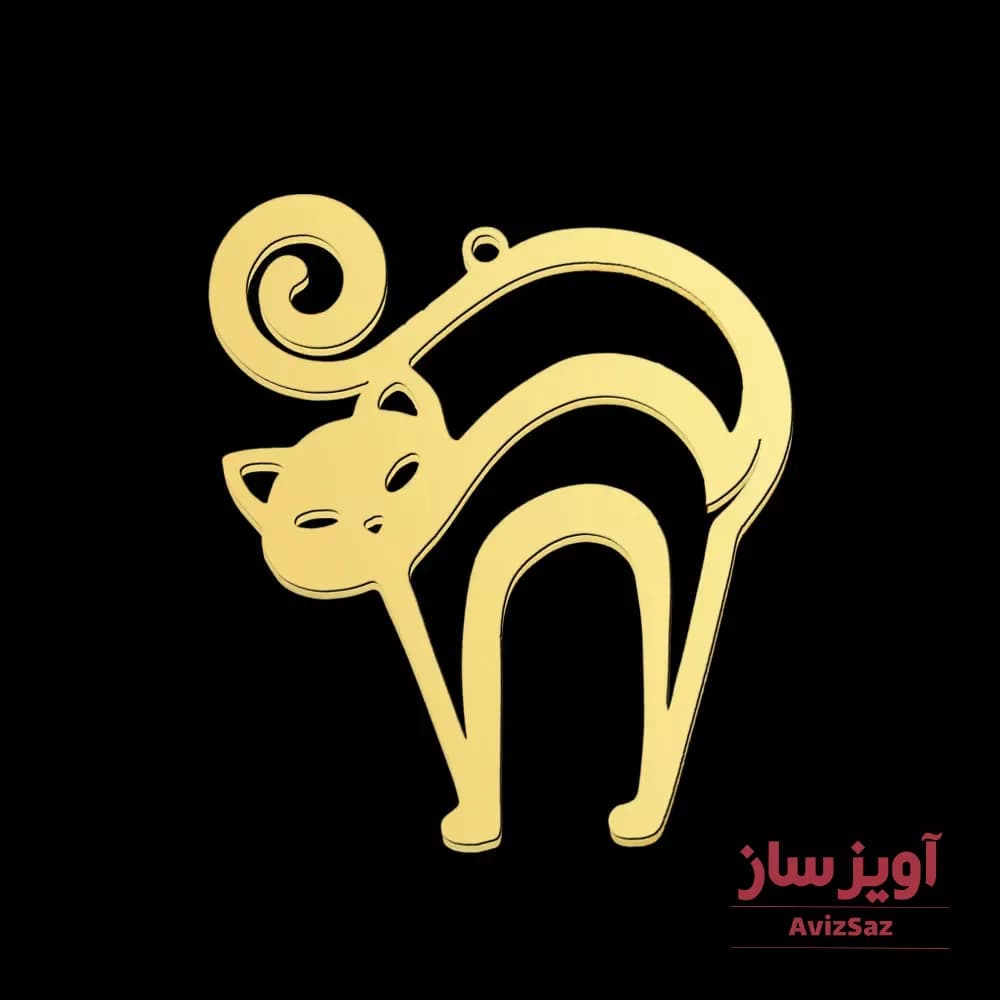 گردنبند گربه فانتزی کد 101793