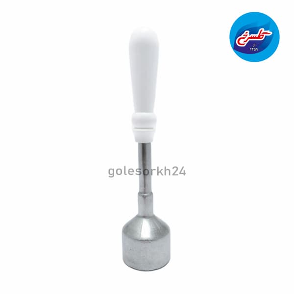 گوشتکوب استیل دسته رنگی بزرگ — تصویر ۲