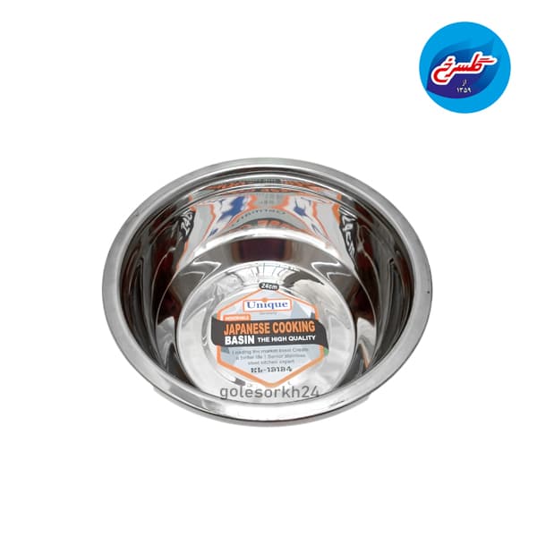 سرویس لگن استیل یونیک 6 پارچه سری A — تصویر ۵