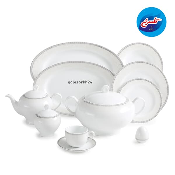 سرویس چینی 102 پارچه زرین ریواپلاتینی