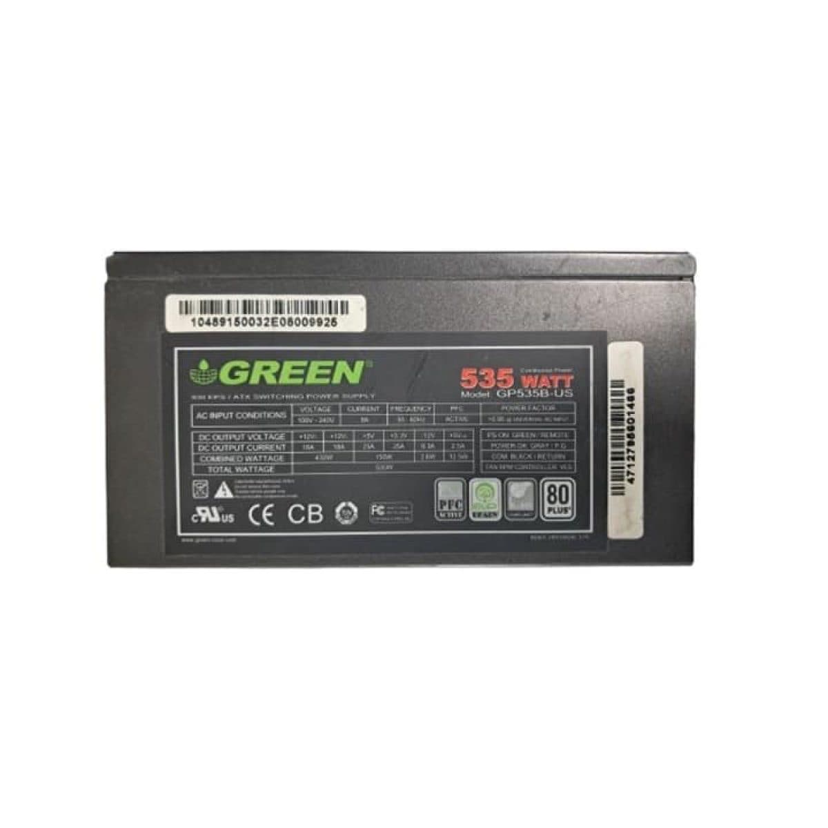 پاور 535 وات گرین مدل Green GP535B-US 535W (استوک) — تصویر ۳