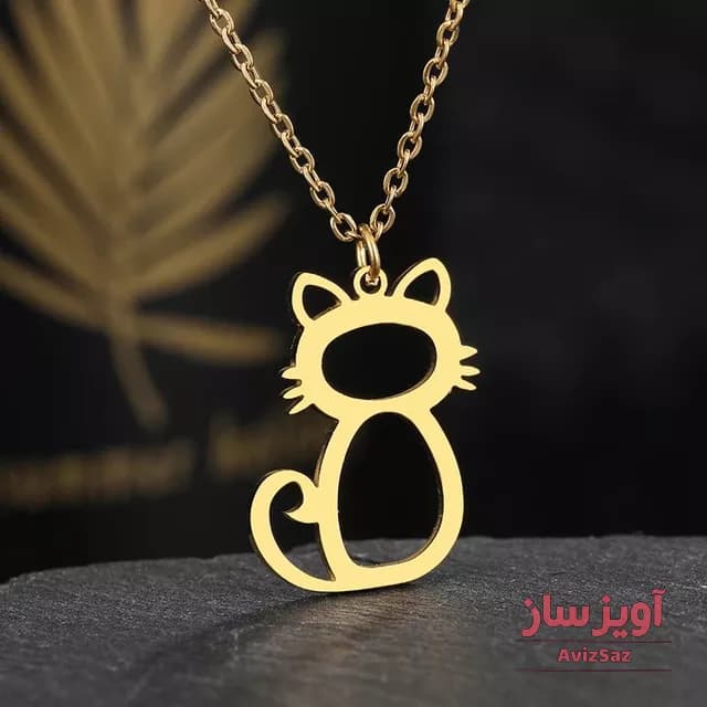 گردنبند گربه سیبیل کد 101784
