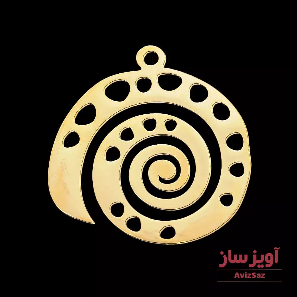 گردنبند صدف حلزونی کد 101779