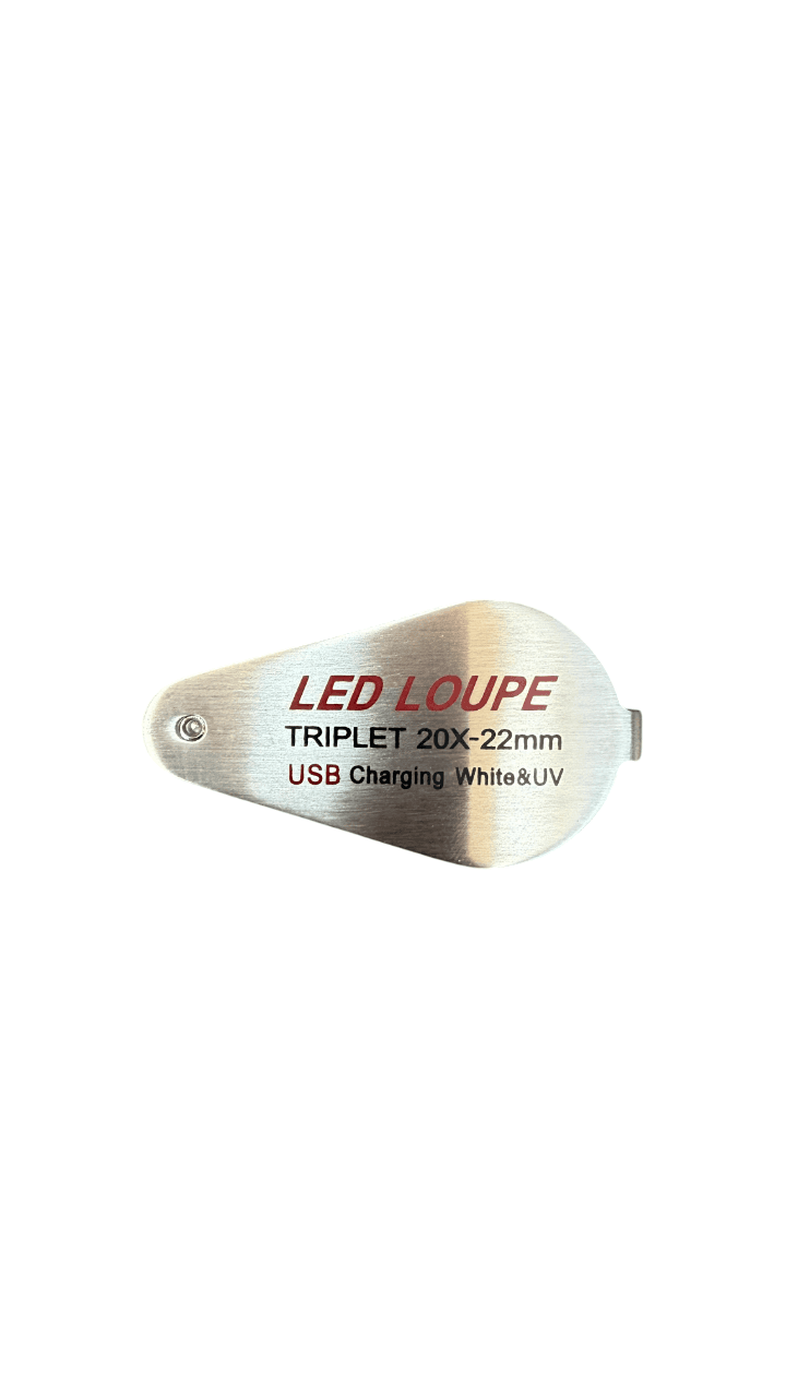 لوپ 20X شارژی چراغ دار گوهرشناسی — تصویر ۴