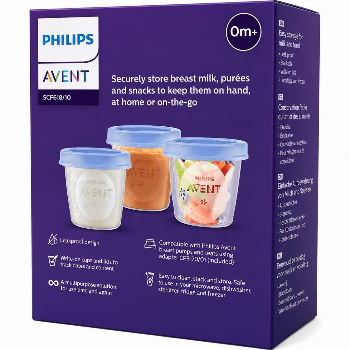 ظرف ذخیره شیر مادر philips avent — تصویر ۲