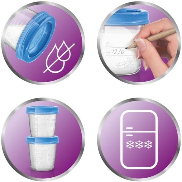 ظرف ذخیره شیر مادر philips avent — تصویر ۴