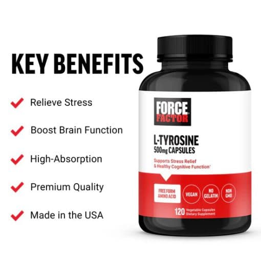 ال تیروزین فورس فکتور L-Tyrosine Force Factor — تصویر ۴