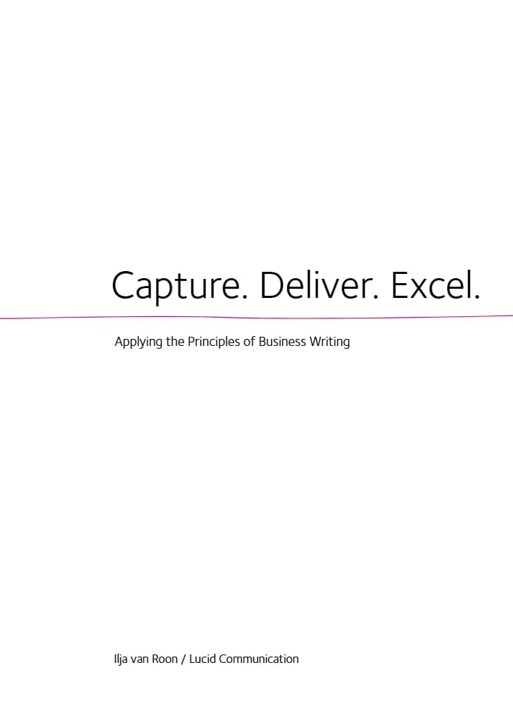 کتاب Learn the Principles of Business Writing (اصول نویسندگی تجاری را بیاموزید) نسخه انگلیسی PDF | ایلجا فان رون