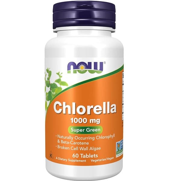 کلرلا ناو 1000 میلی گرم 60 عدد NOW Chlorella