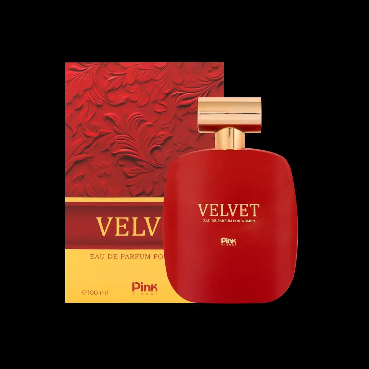 ادوپرفیوم پینک ویژوآل مدل Velvet حجم 100 میلی لیتر – رایحه Marly Percival